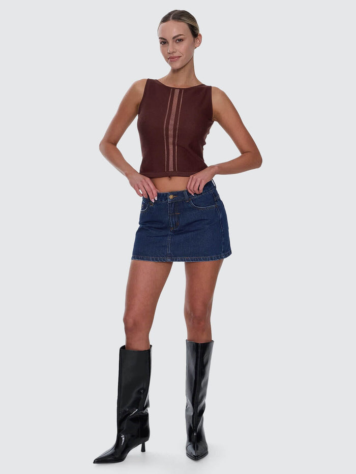 Sophie Skirt - Rinsed Ink 4