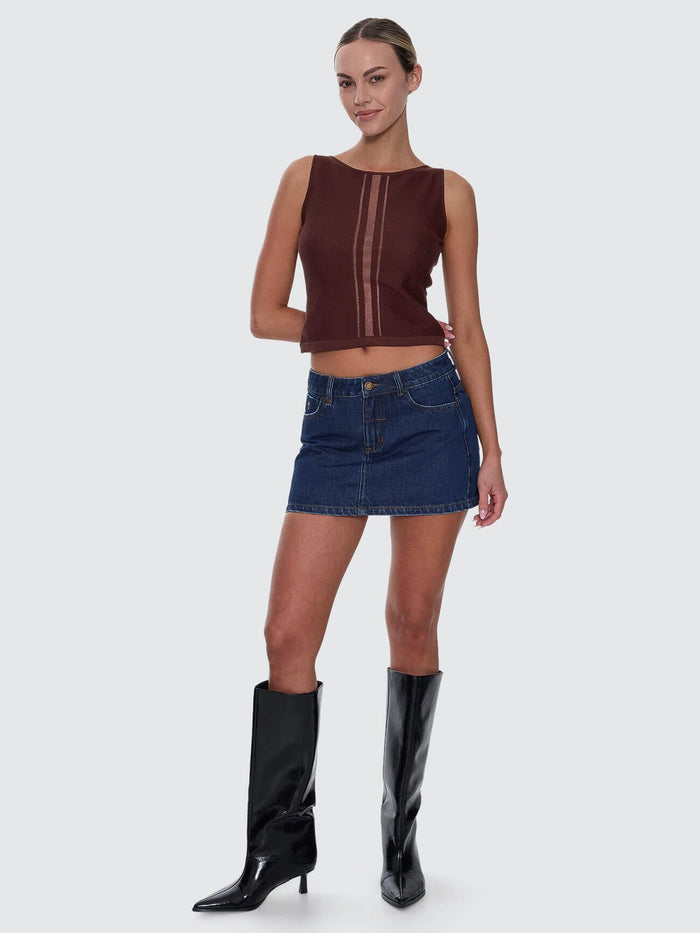 Sophie Skirt - Rinsed Ink 4