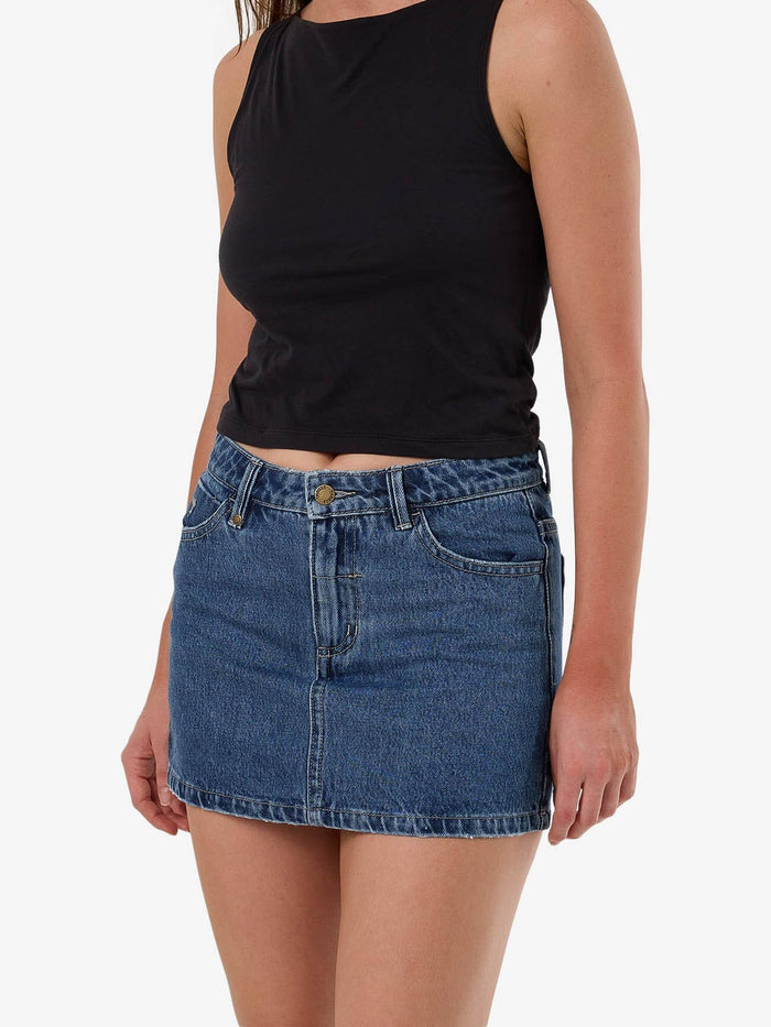 Sophie Skirt - Vintage Rinse Blue 4