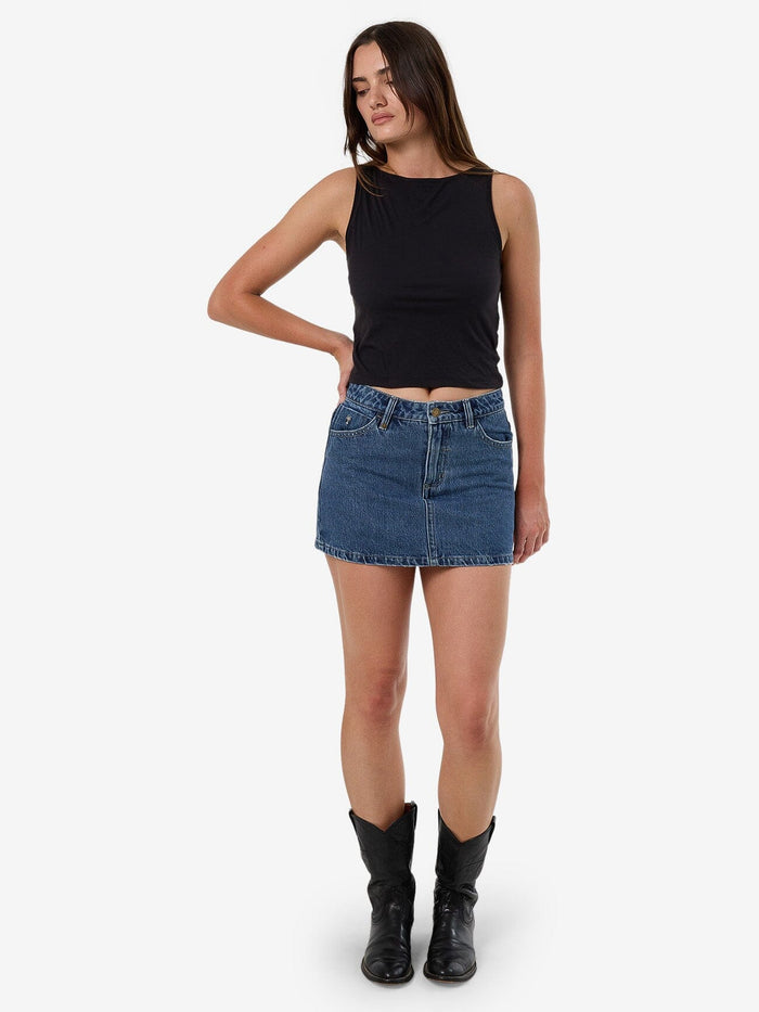 Sophie Skirt - Vintage Rinse Blue 4
