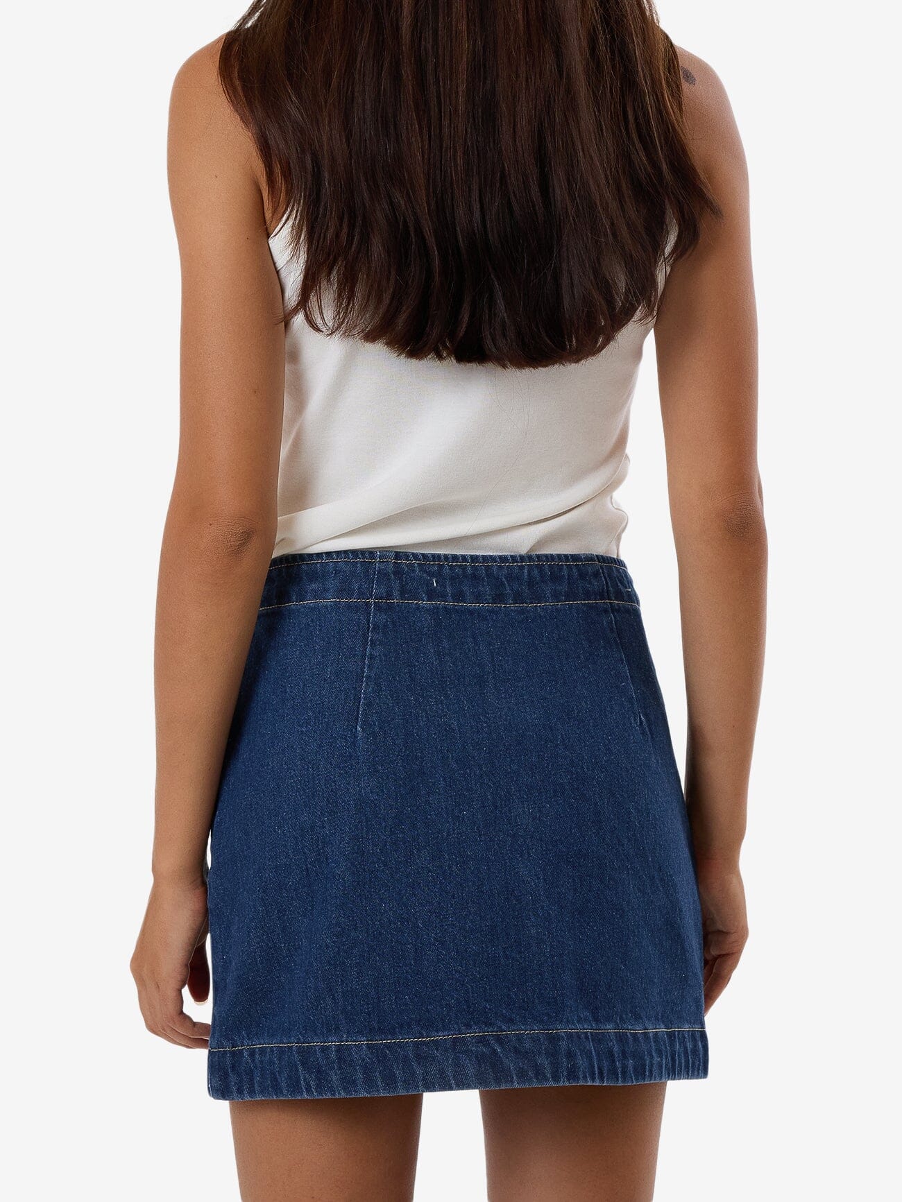 Marley Wrap Skirt - Union Blue 4