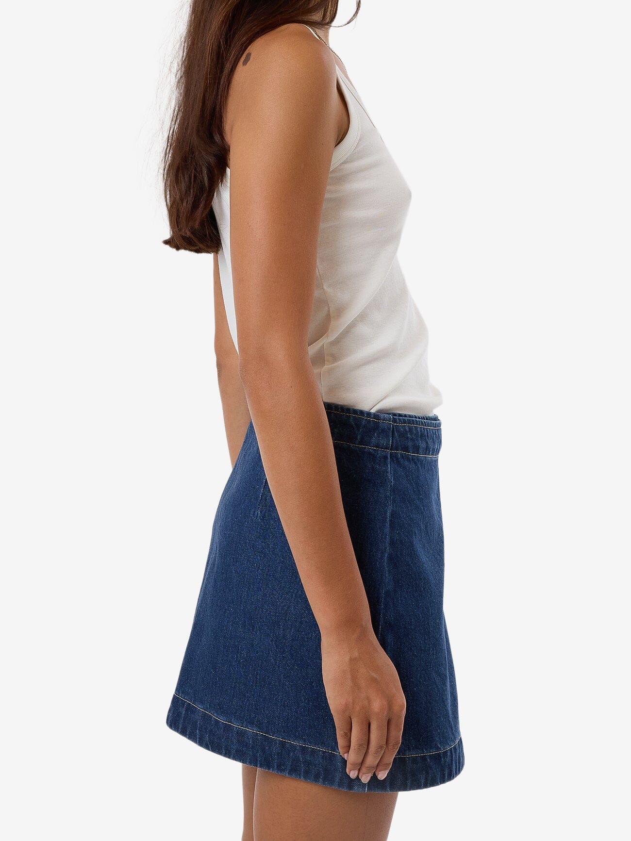 Marley Wrap Skirt - Union Blue 4