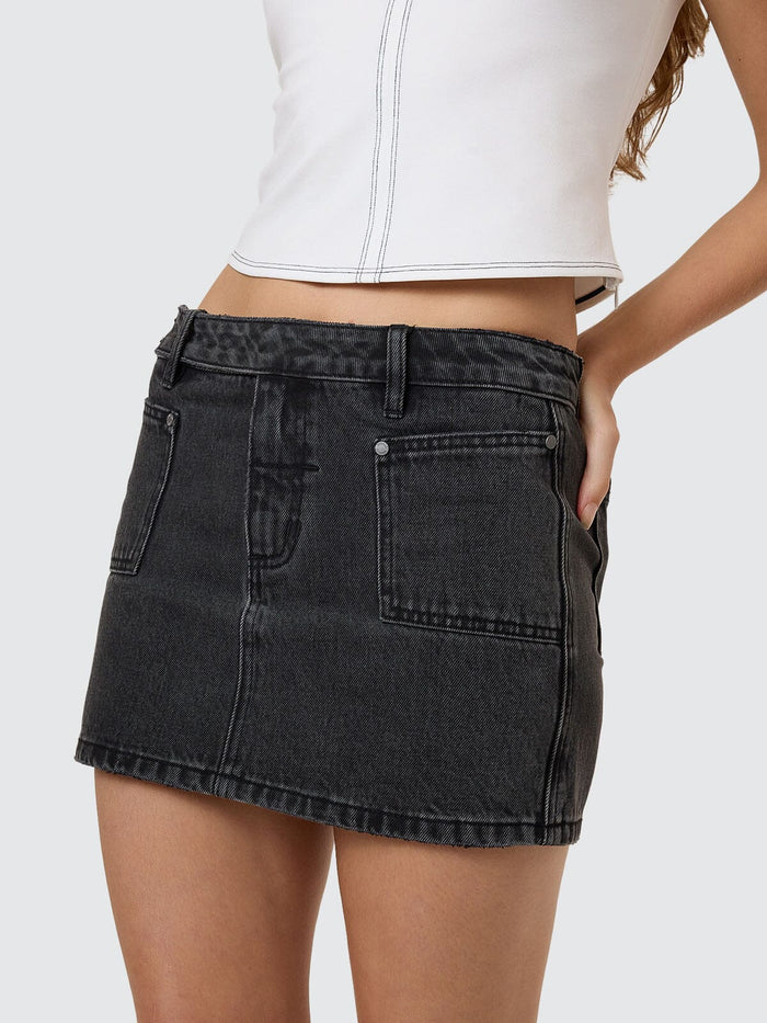 Wyatt Skirt - Ash Black 4