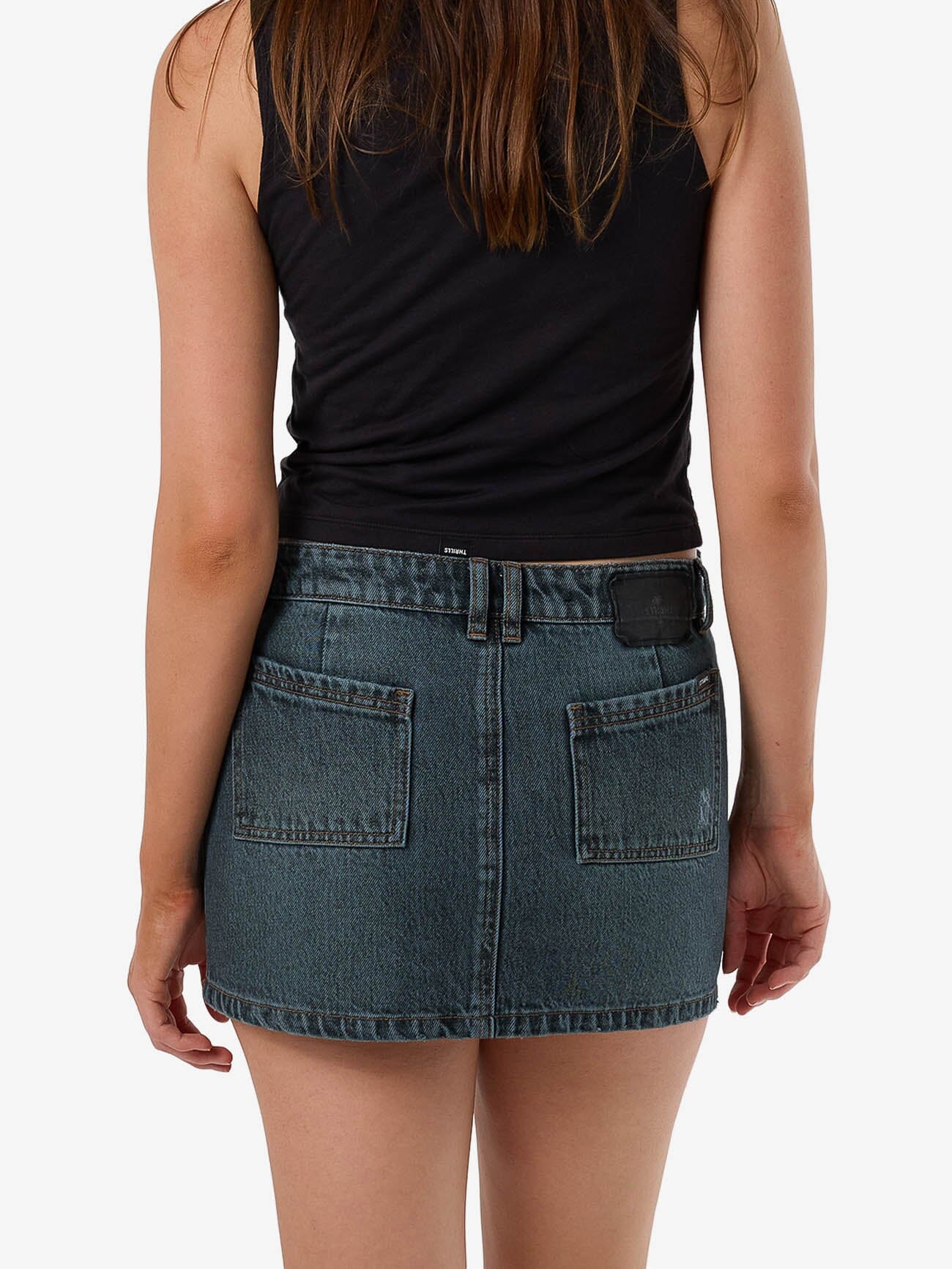 Wyatt Skirt - Metal Blue 4