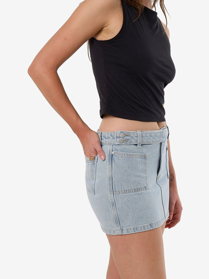 Wyatt Skirt - Shadow Blue 4