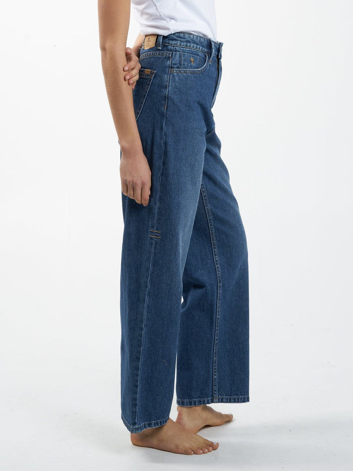 Billie High Rise Baggy Jean - Roadhouse Blue