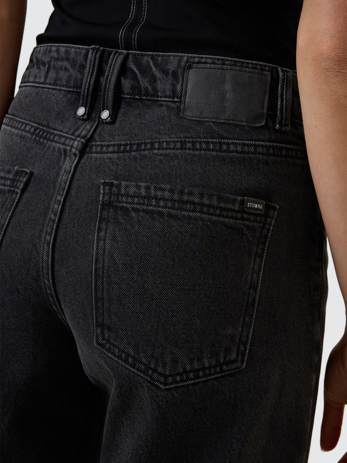 Billie Low Rise Baggy Jean - Ash Black