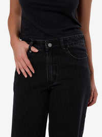 Billie Low Rise Baggy Jean - Aged Black