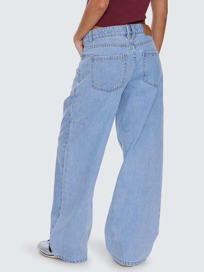 Billie Low Rise Baggy Jean - Ageless Blue 4