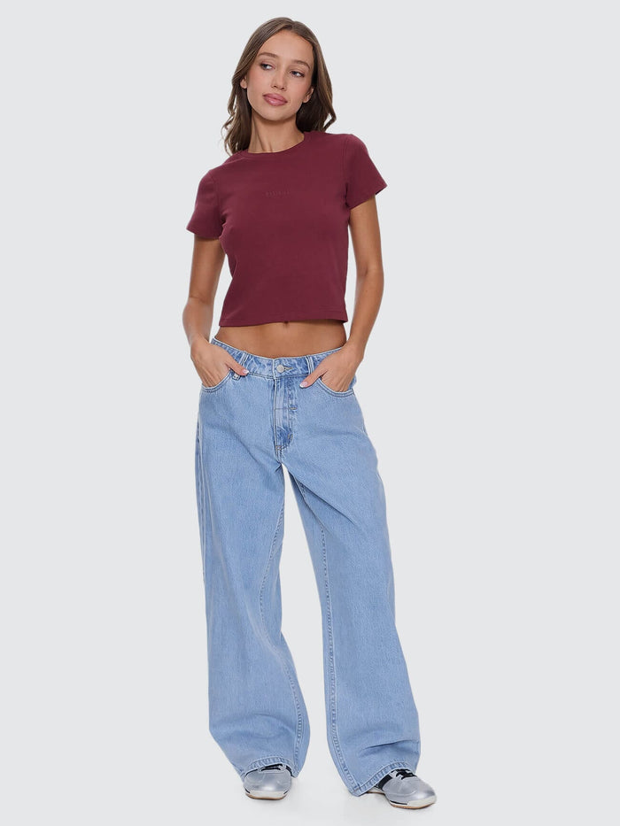 Billie Low Rise Baggy Jean - Ageless Blue 4