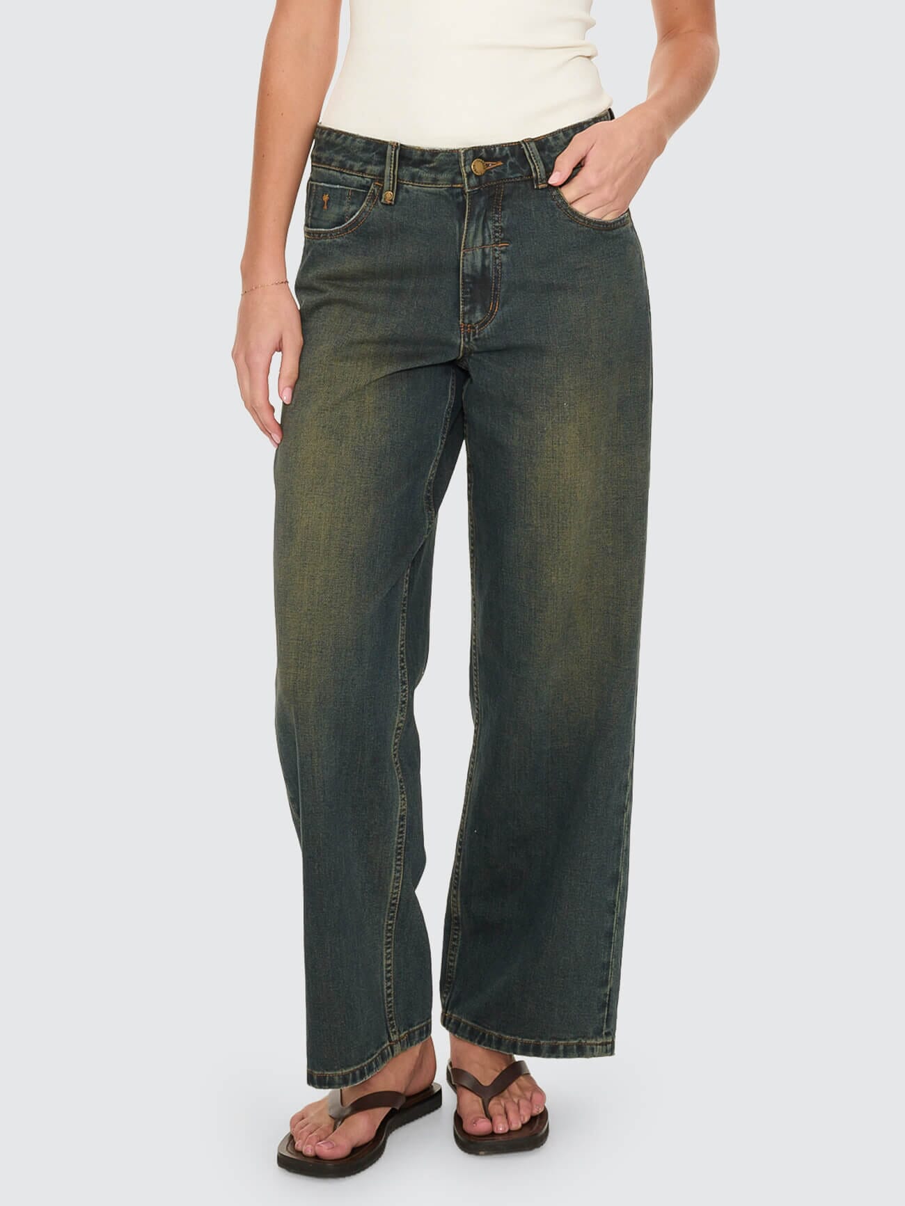 Billie Low Rise Baggy Jean - Dirty Garage 4