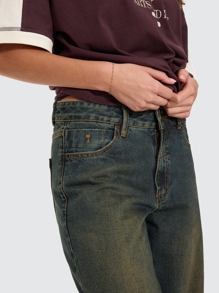Billie Low Rise Baggy Jean - Dirty Garage 4