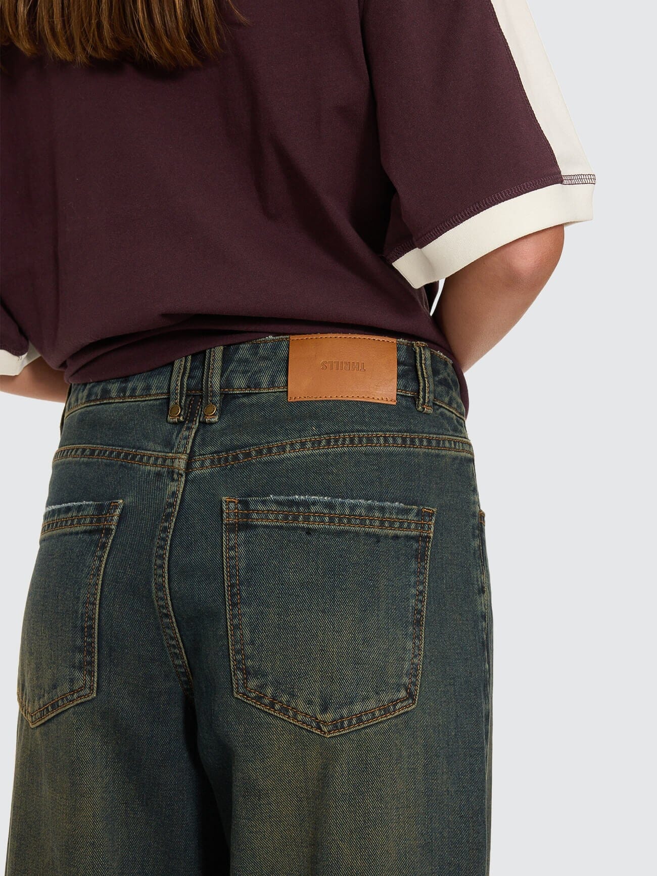 Billie Low Rise Baggy Jean - Dirty Garage 4