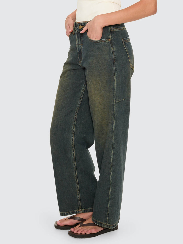 Billie Low Rise Baggy Jean - Dirty Garage 4