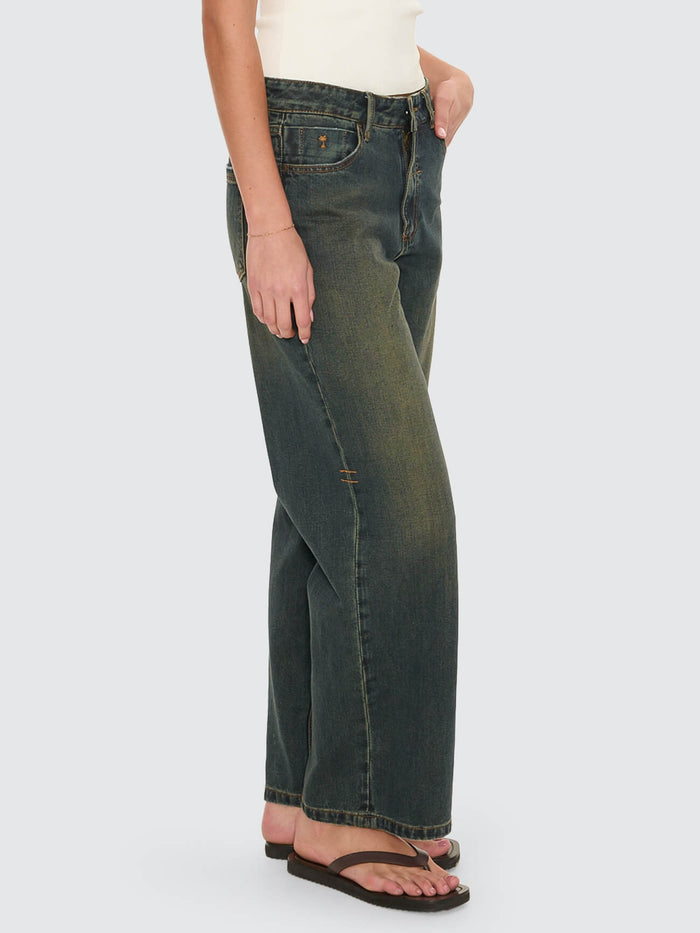Billie Low Rise Baggy Jean - Dirty Garage 4