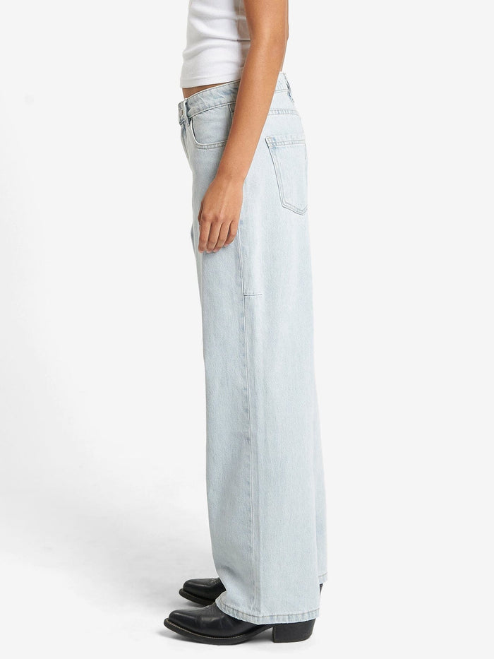 Billie Low Baggie Jean - Faded Dust Blue