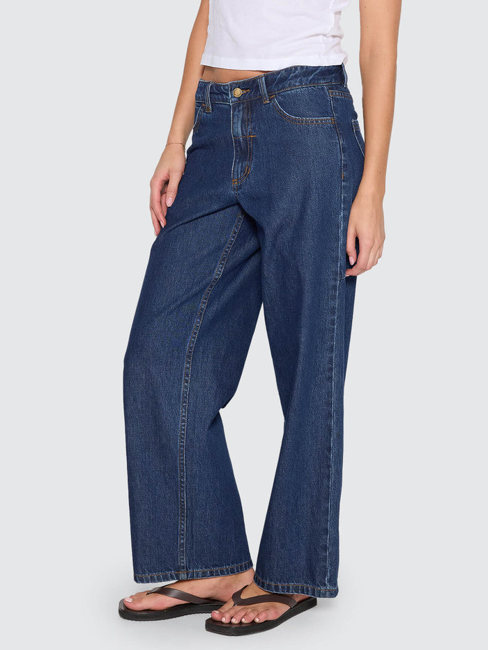 Billie Low Rise Baggy Jean - Rinsed Ink