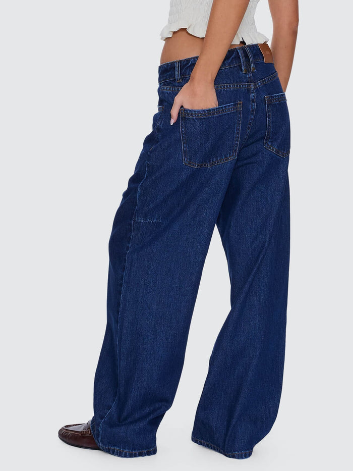 Billie Low Rise Baggy Jean - Rinsed Ink 4