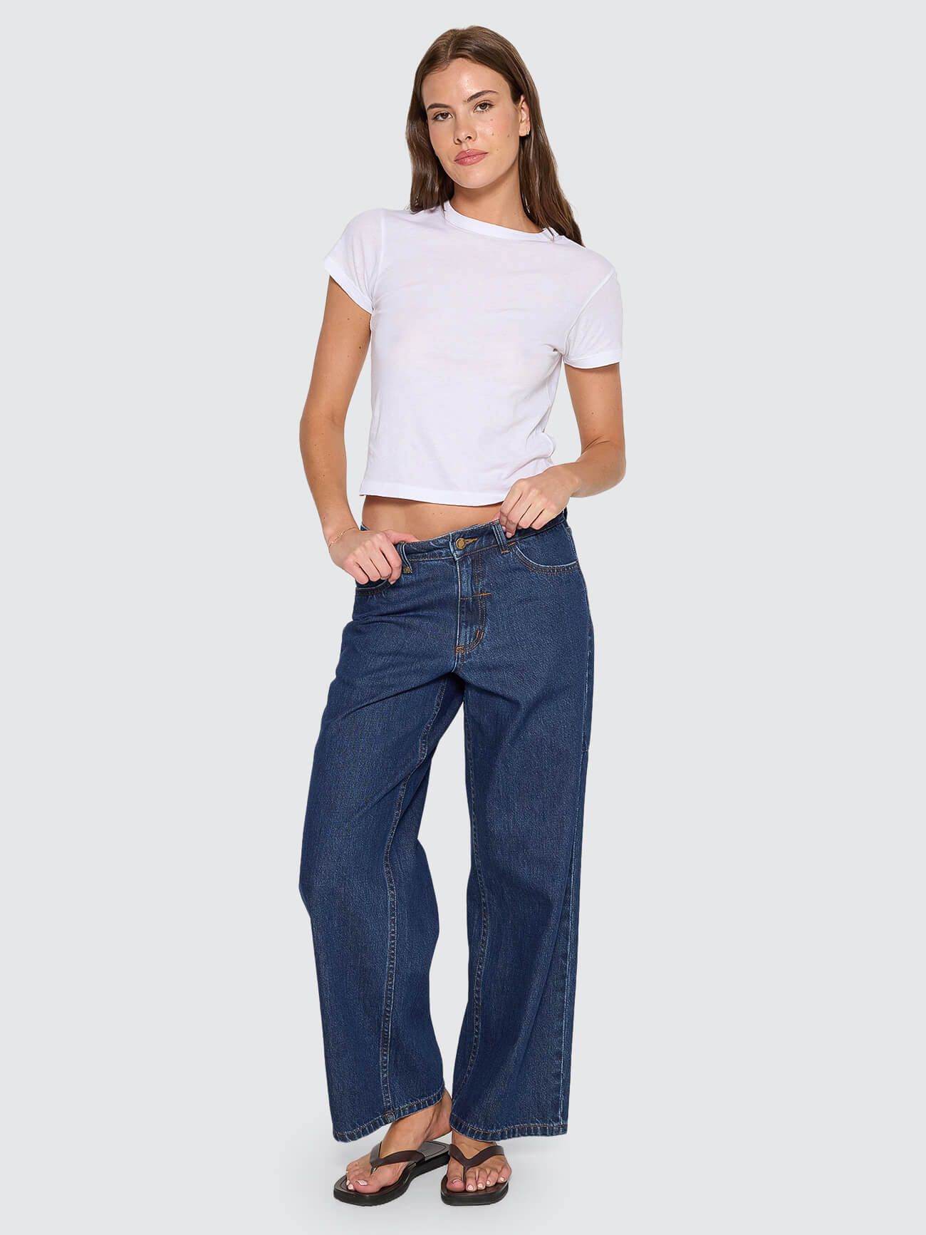 Billie Low Rise Baggy Jean - Rinsed Ink