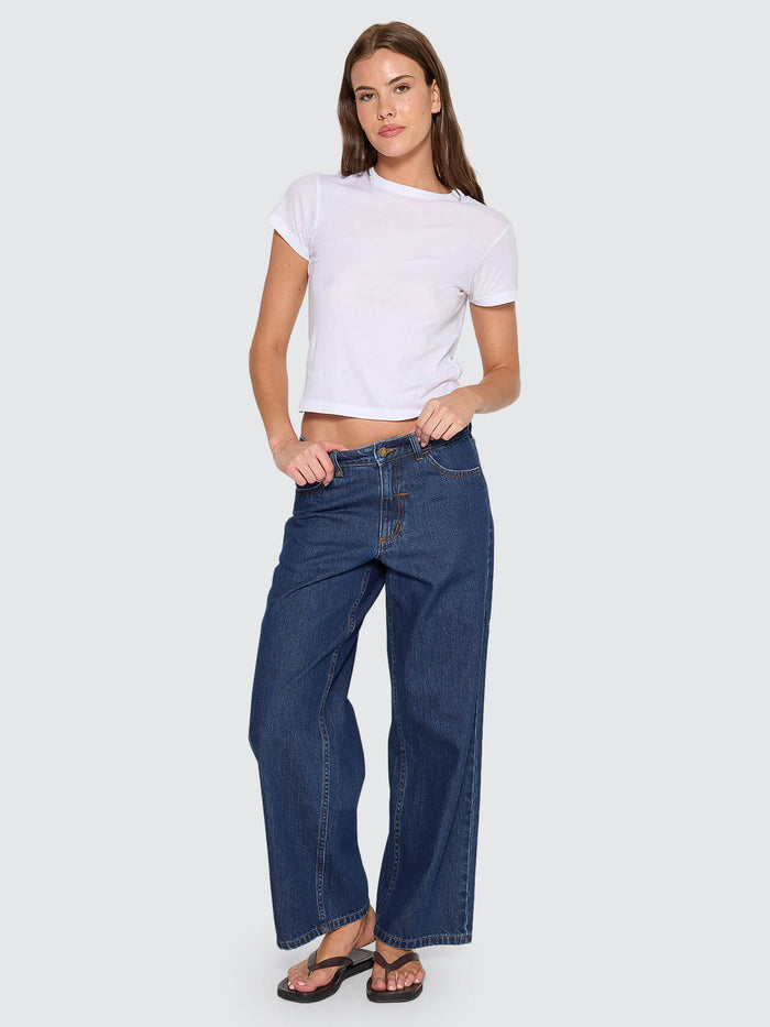 Billie Low Rise Baggy Jean - Rinsed Ink