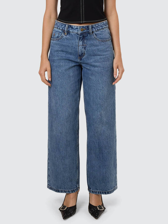 Billie Low Rise Baggy Jean - Stoned Blues