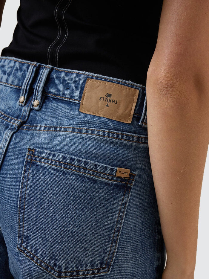 Billie Low Rise Baggy Jean - Stoned Blues