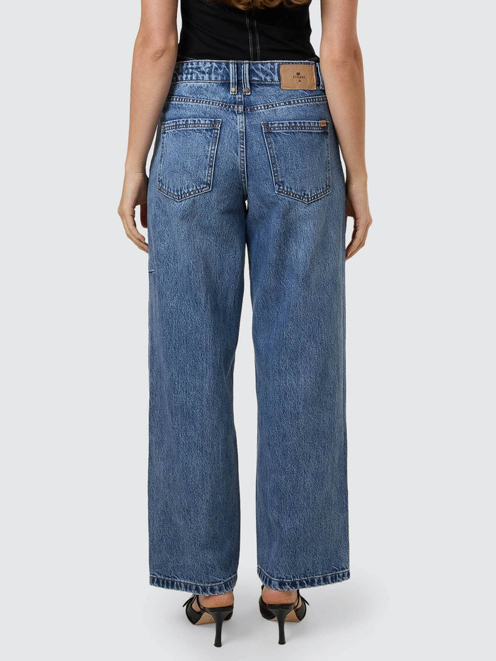Billie Low Rise Baggy Jean - Stoned Blues