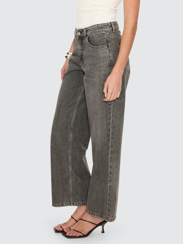 Billie Low Rise Baggy Jean - Nighthawk Grey 4