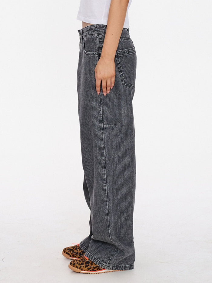 Billie Low Rise Baggy Jean - Smoked Rib 4