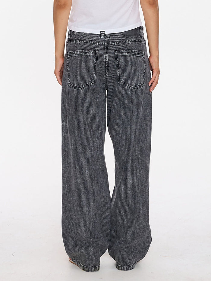 Billie Low Rise Baggy Jean - Smoked Rib 4