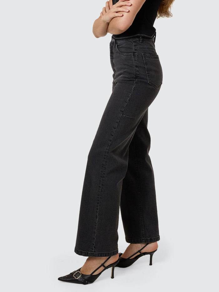 Cherry Stretch Jean - Ash Black 4