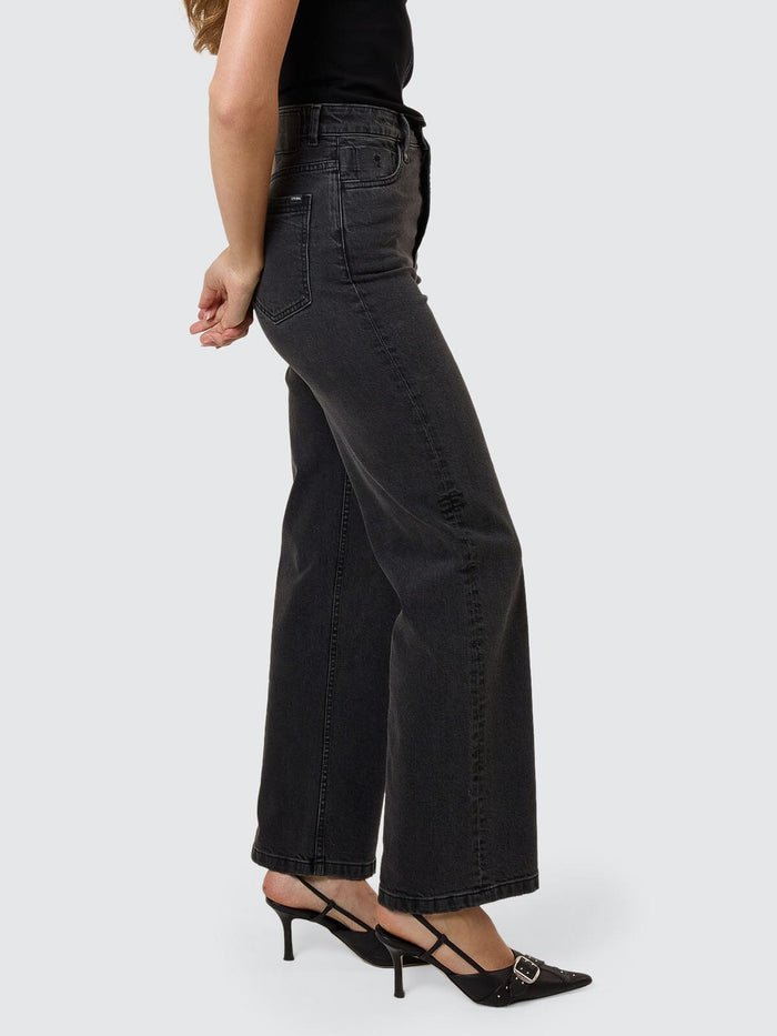 Cherry Stretch Jean - Ash Black 4