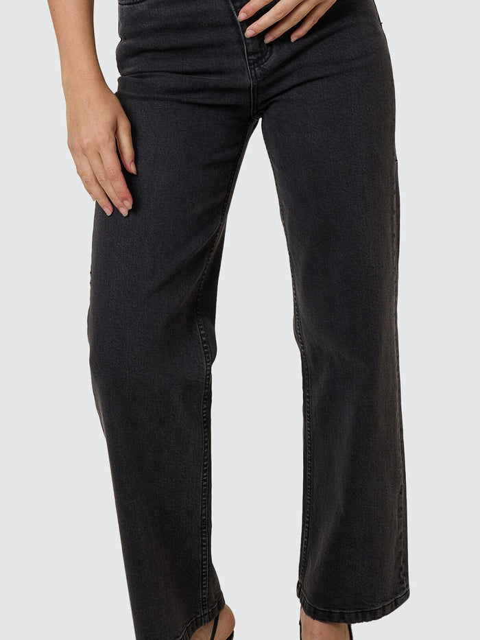 Cherry Stretch Jean - Ash Black 4