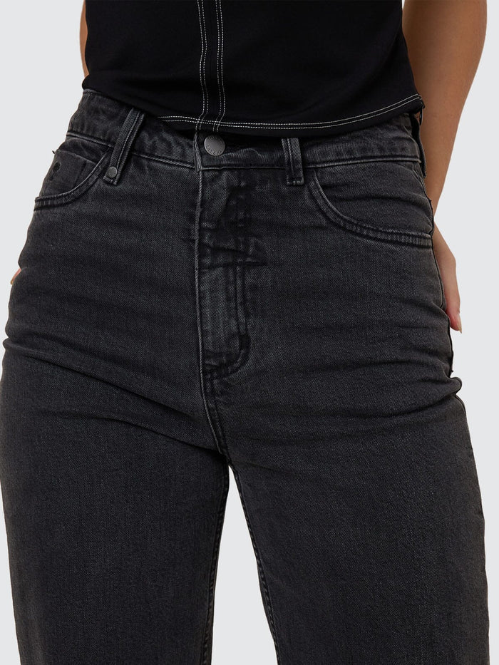 Cherry Stretch Jean - Ash Black 4