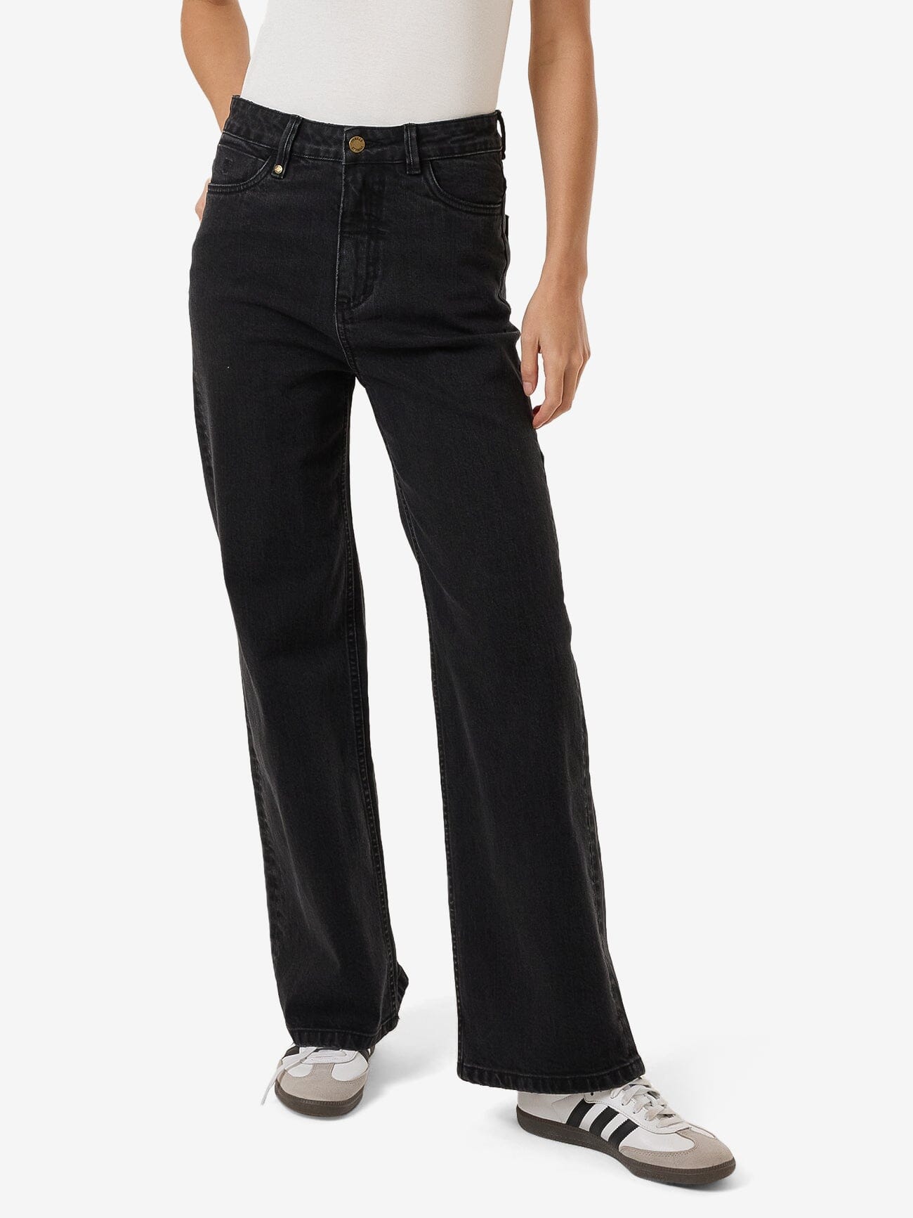 Cherry Stretch Jean - Aged Black 4