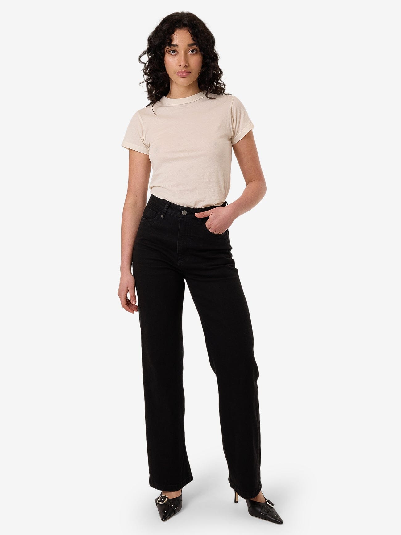 Cherry Stretch Jean - Black Rinse 4