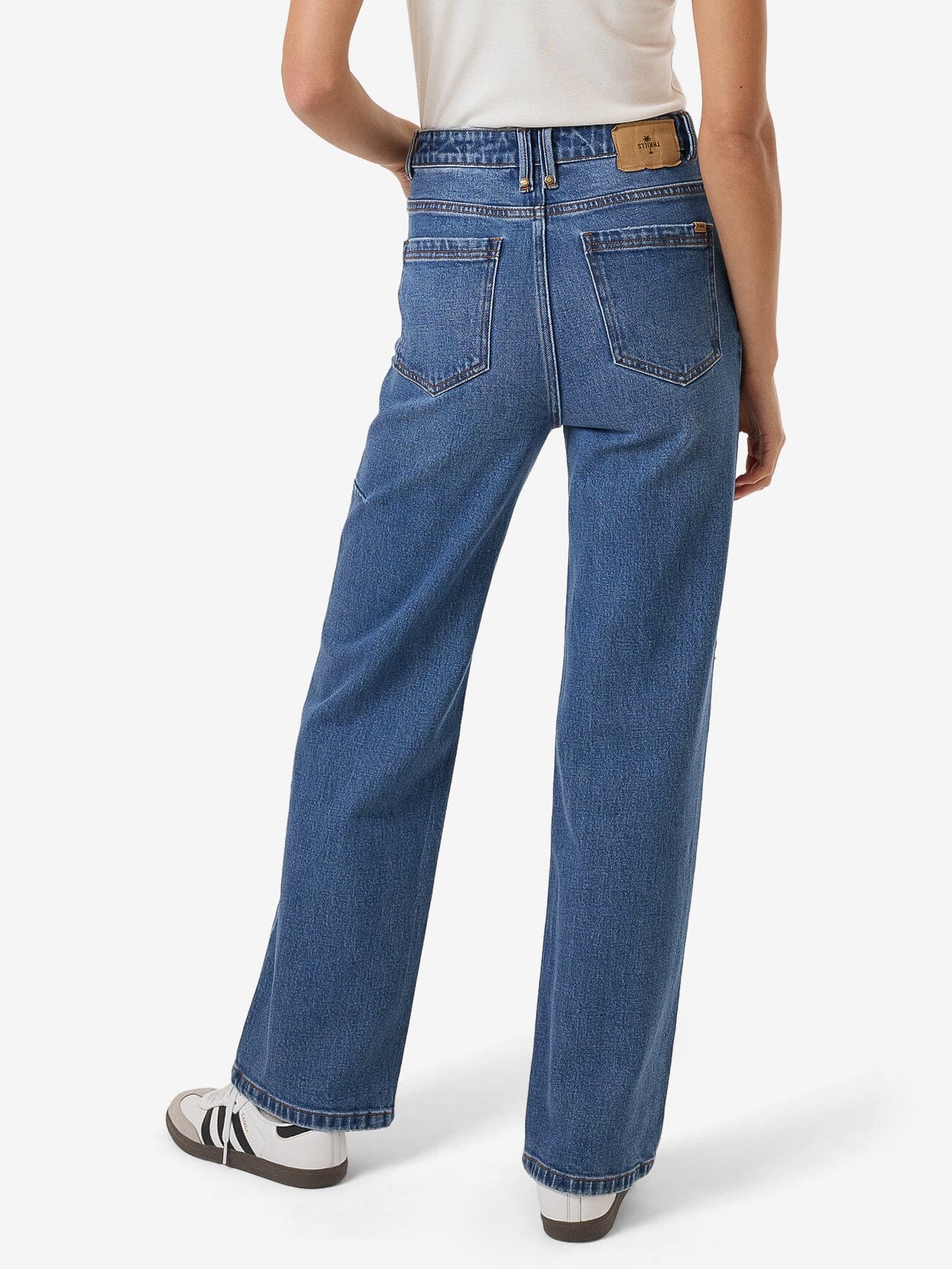 Cherry Stretch Jean - Double Rinsed Blues 4