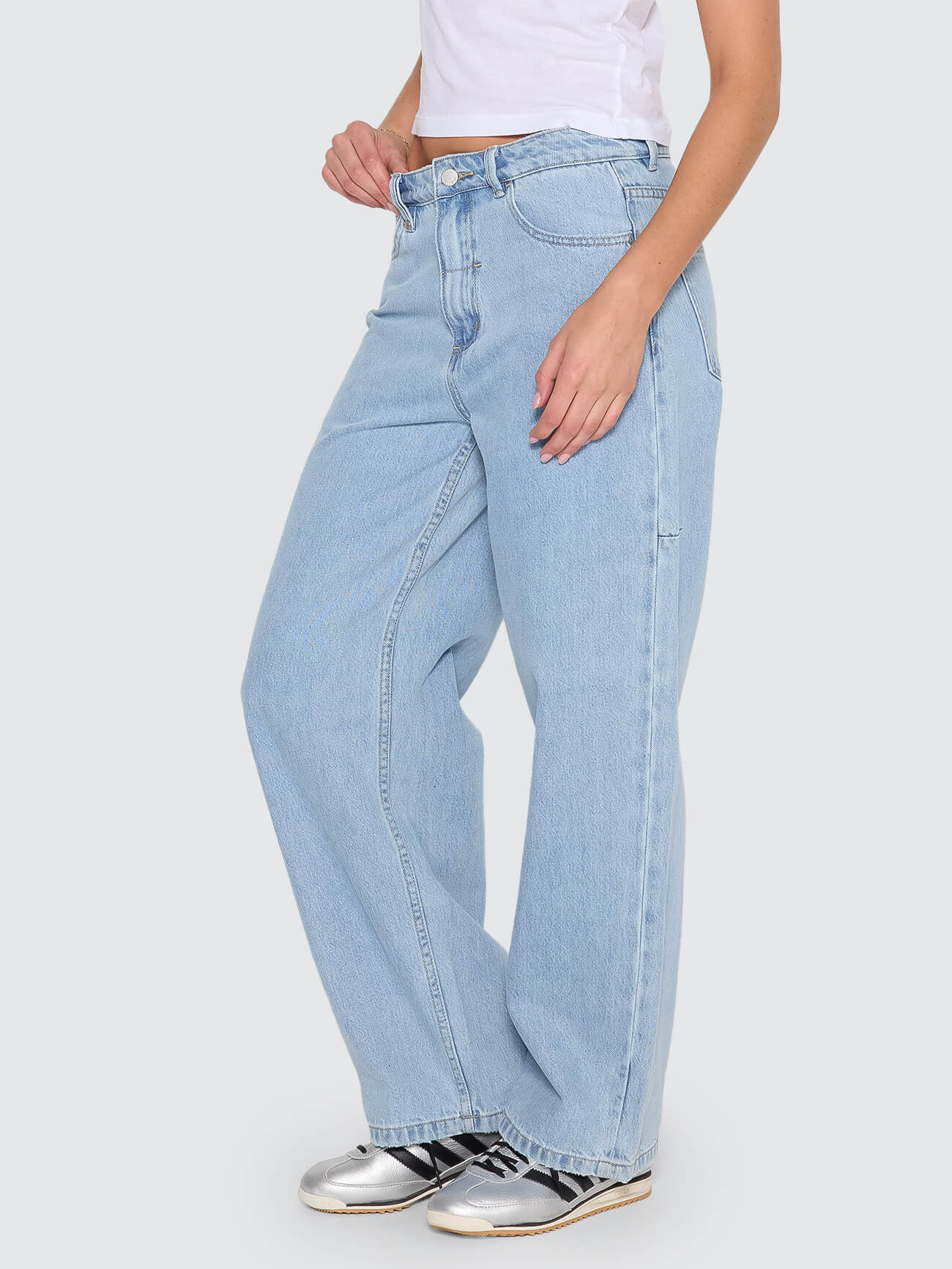 Tony Slouch Low Rise Big Baggy Jean - Ageless Blue