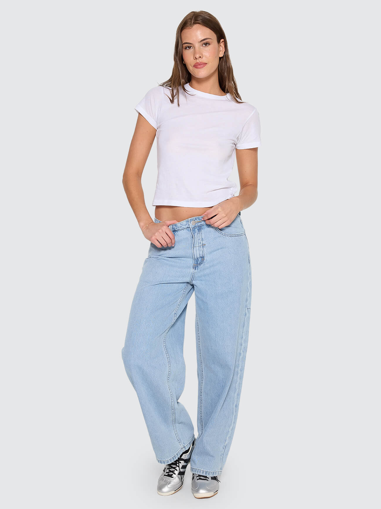 Tony Slouch Low Rise Big Baggy Jean - Ageless Blue