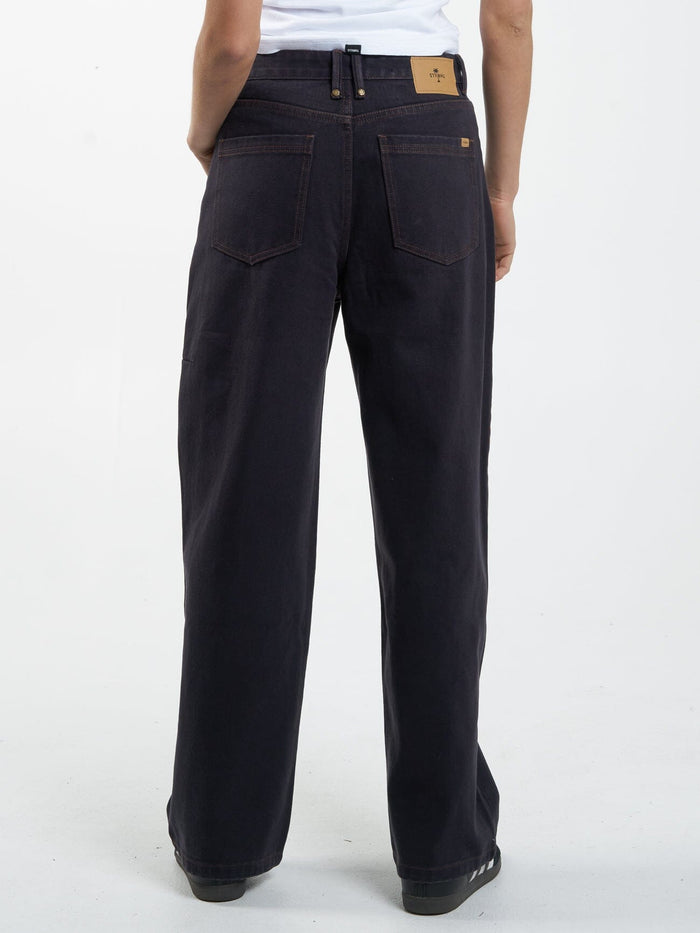 Tony Low Rise Big Baggy Jean - Midnight Blue