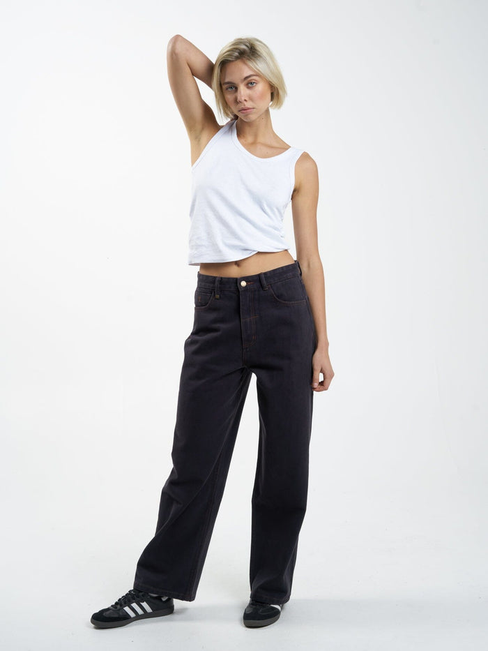 Tony Low Rise Big Baggy Jean - Midnight Blue