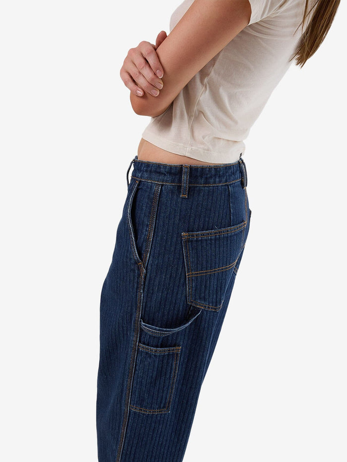 Slouch Carpenter Jean - Rib Rinsed Ink 4