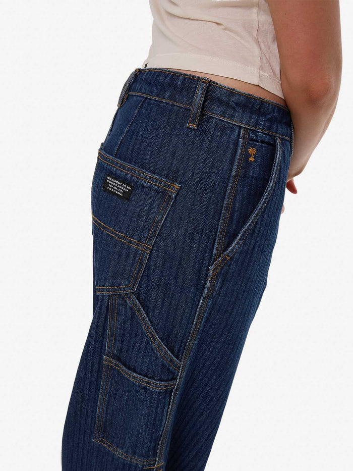 Slouch Carpenter Jean - Rib Rinsed Ink 4