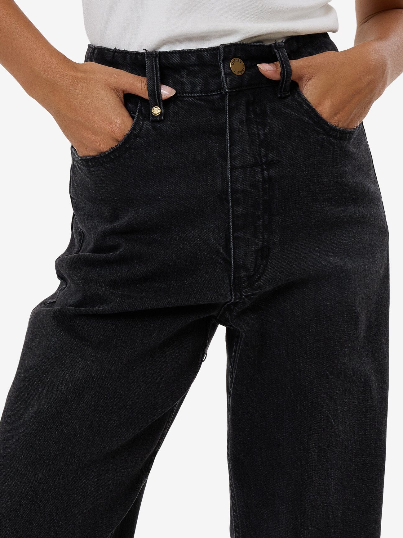 Holly Stretch Jean - Aged Black