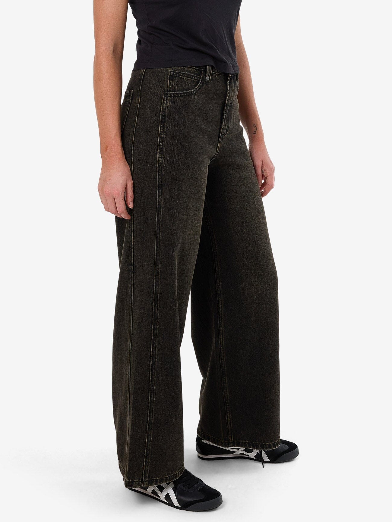 Ashton Jean - Dirty Olive Black 4