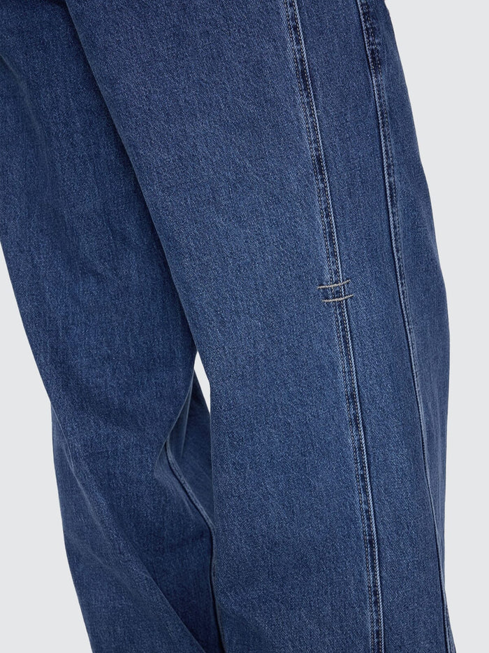 Ashton High Rise Wide Jean Tall fit - Vintage Rinse Blue 4