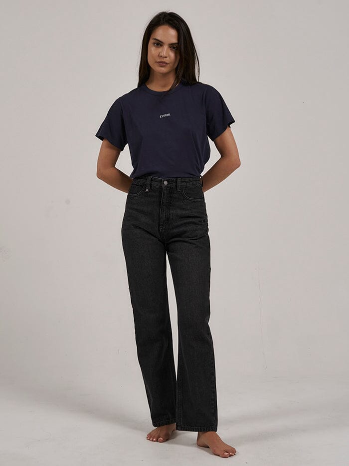 Minimal Thrills Relaxed Tee - Station Navy