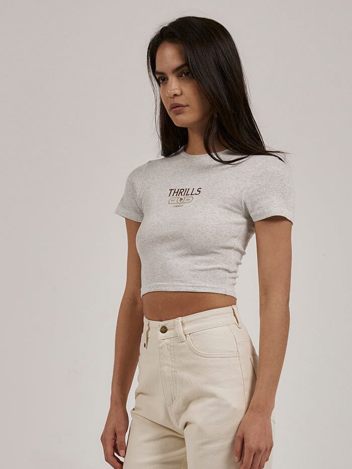Quite Magical Tee- White Marle