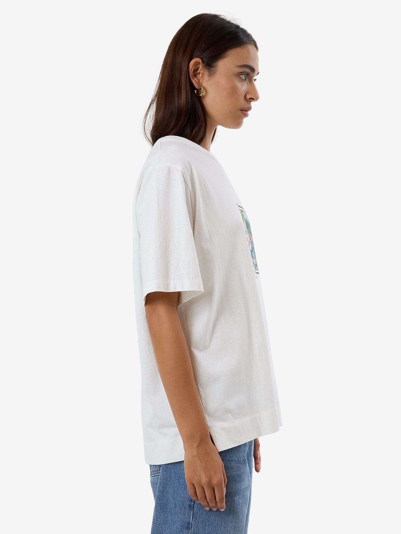 Deadly Belle Box Tee - Dirty White