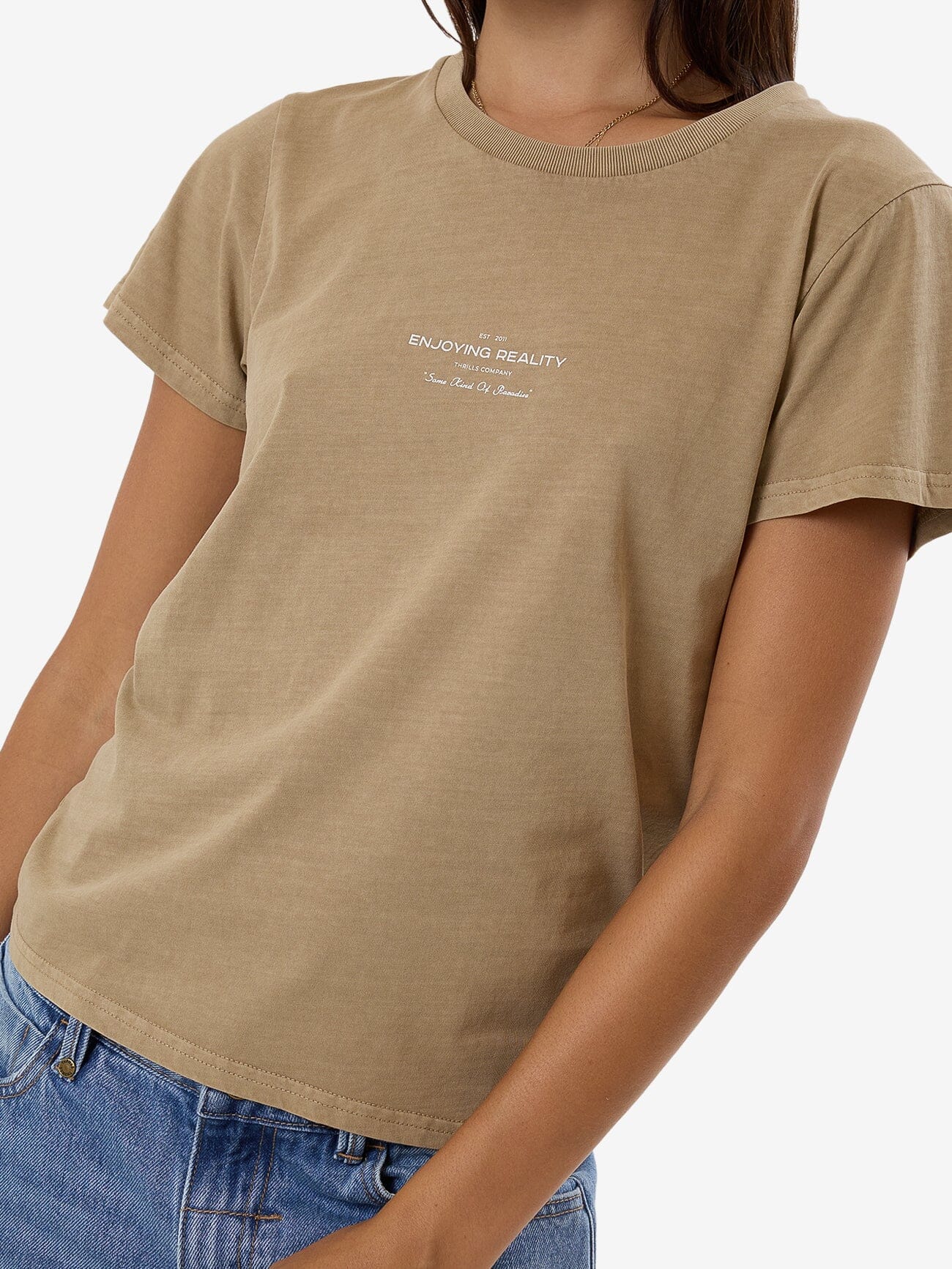 Acclaim Everyday Tee - Tan 4